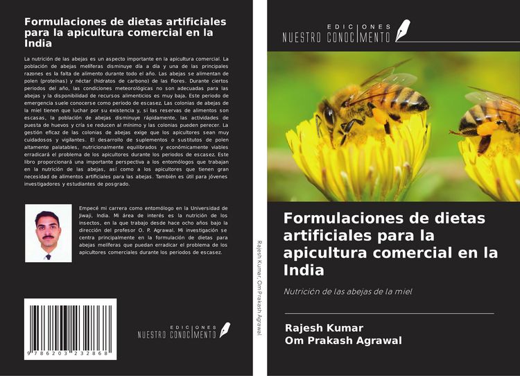 Produktbild: Formulaciones de dietas artificiales para la apicultura comercial en la India