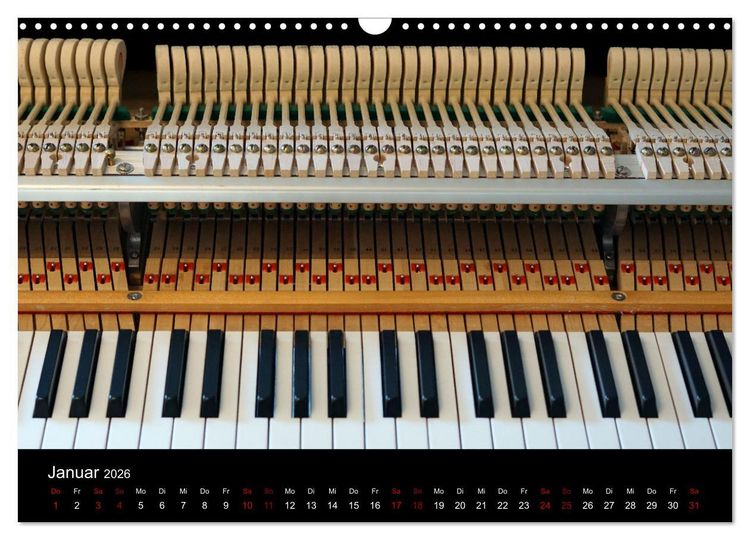 Produktbild: Klavier Momente (Wandkalender 2026 DIN A3 quer), CALVENDO Monatskalender