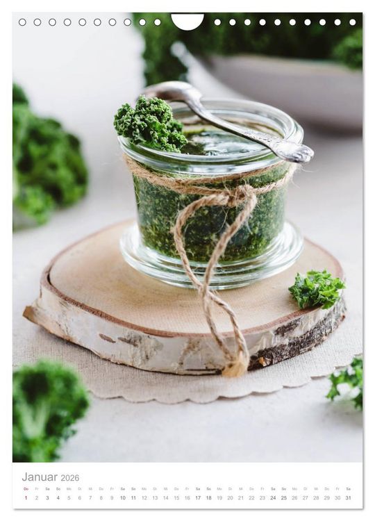 Produktbild: Vegetarisch inspiriert (Wandkalender 2026 DIN A4 hoch), CALVENDO Monatskalender