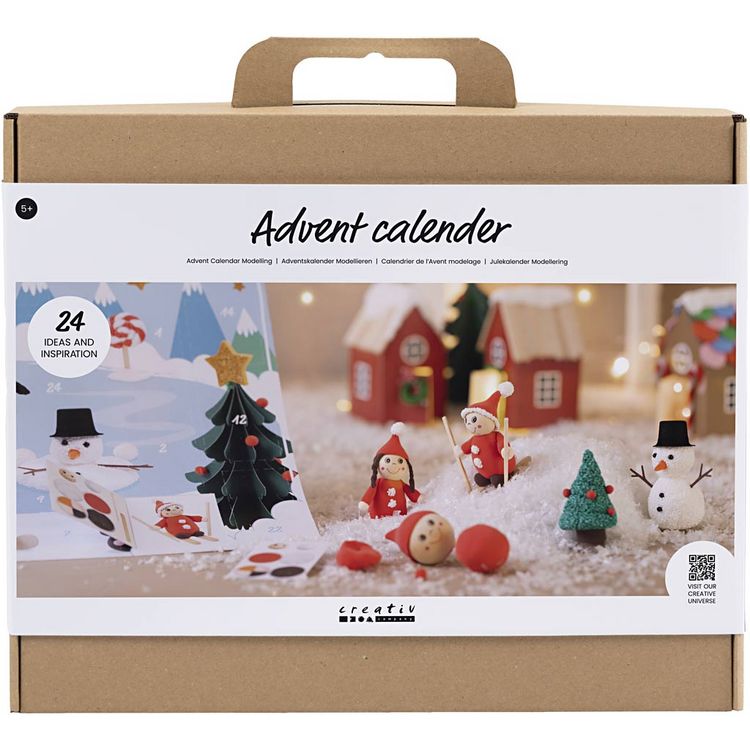 Produktbild: Creativ Company DIY Sets Adventskalender Basteln und Modellieren, Kreativ Box