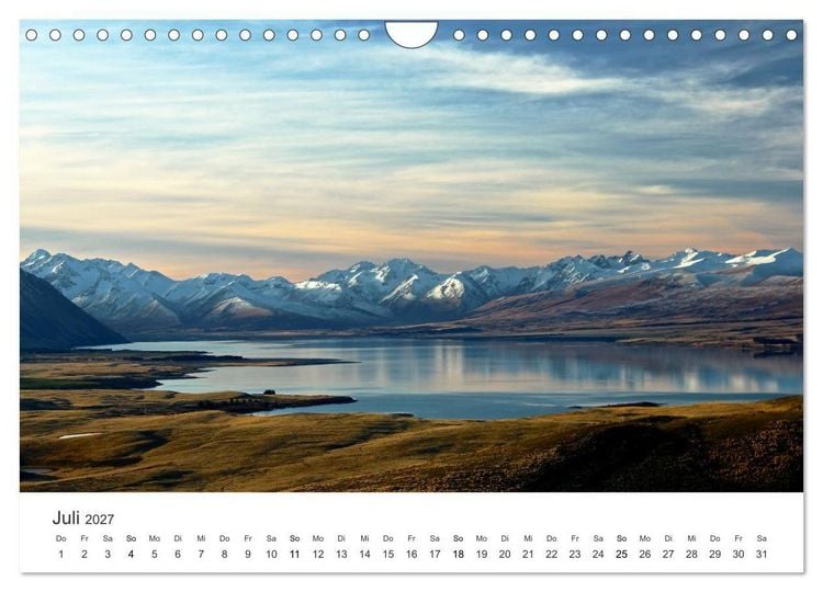 Produktbild: Naturschauspiel Neuseeland (Wandkalender 2027 DIN A4 quer), CALVENDO Monatskalender
