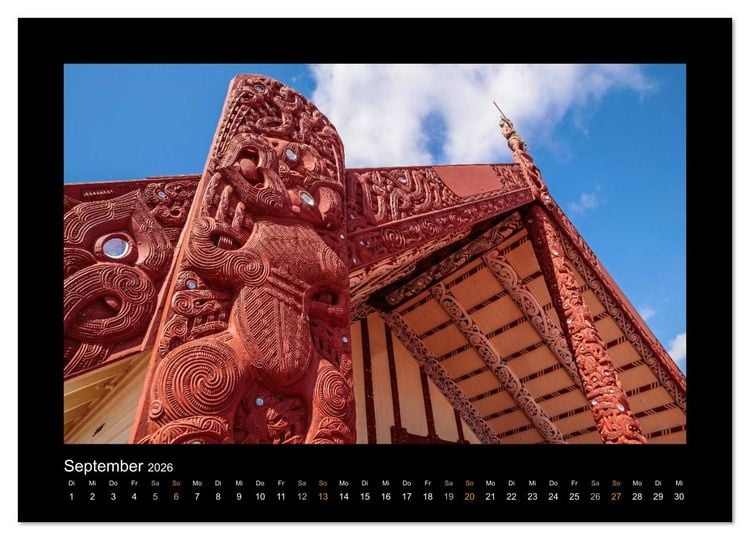 Produktbild: Eine Reise durch Neuseeland (hochwertiger Premium Wandkalender 2026 DIN A2 quer), Kunstdruck in Hochglanz