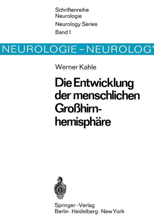 Produktbild: Die Entwicklung der menschlichen Gro&szlig;hirnhemisph&auml;re
