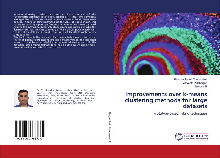 Produktbild: Improvements over k-means clustering methods for large datasets