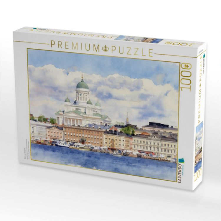 Produktbild: CALVENDO Puzzle Dom zu Helsinki | 1000 Teile Lege-Gr&ouml;&szlig;e 64x48cm Foto-Puzzle f&uuml;r gl&uuml;ckliche Stunden