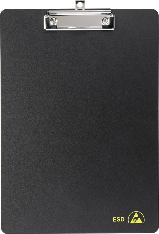 Produktbild: A4-317225 ESD-Klemmbrett 1 St. Schwarz (L x B) 317mm x 225mm