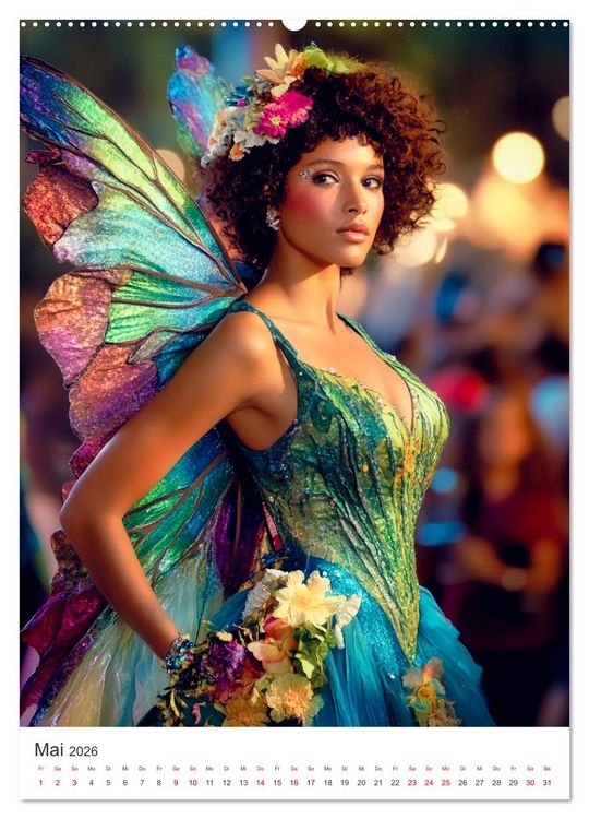 Produktbild: Tanzende Farben - Rio de Janeiro im Takt des Karnevals (hochwertiger Premium Wandkalender 2026 DIN A2 hoch), Kunstdruck in Hochglanz