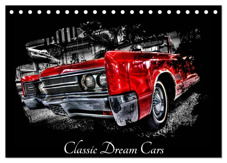 Produktbild: Classic Dream Cars (Tischkalender 2026 DIN A5 quer), CALVENDO Monatskalender