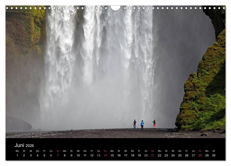 Produktbild: Island - Iceland (Wandkalender 2026 DIN A3 quer), CALVENDO Monatskalender