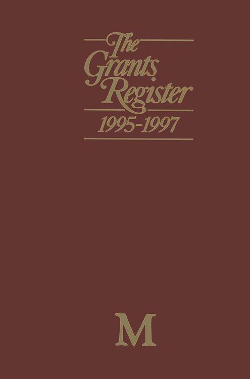 Produktbild: The Grants Register 1995-1997