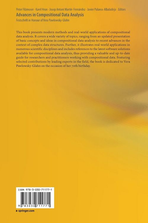 Produktbild: Advances in Compositional Data Analysis