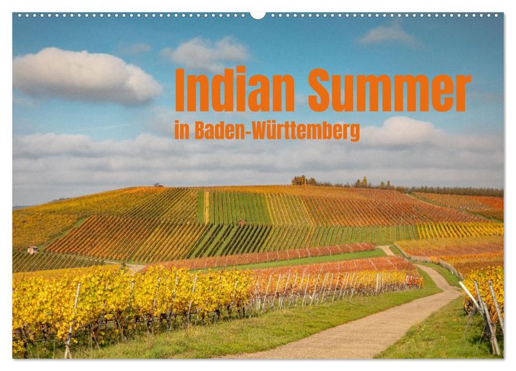 Produktbild: Indian Summer in Baden-W&uuml;rttemberg (Wandkalender 2026 DIN A2 quer), CALVENDO Monatskalender