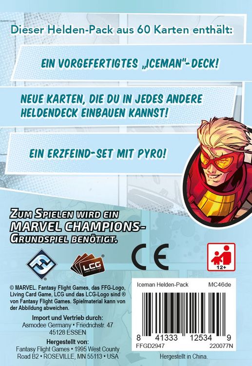Produktbild: Marvel Champions: Das Kartenspiel - Iceman