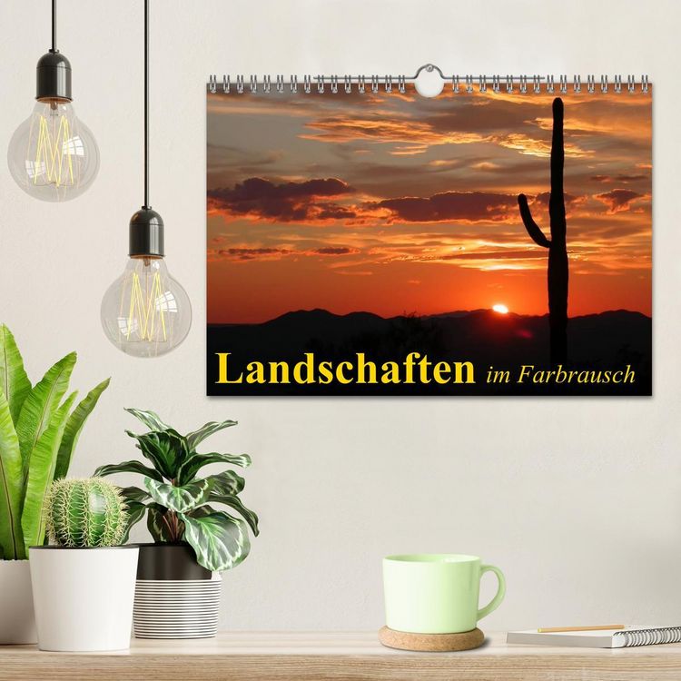 Produktbild: Landschaften im Farbrausch (Wandkalender 2026 DIN A4 quer), CALVENDO Monatskalender