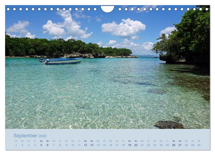 Produktbild: Tropentraum - Impressionen aus der Dominikanischen Republik (Wandkalender 2026 DIN A4 quer), CALVENDO Monatskalender