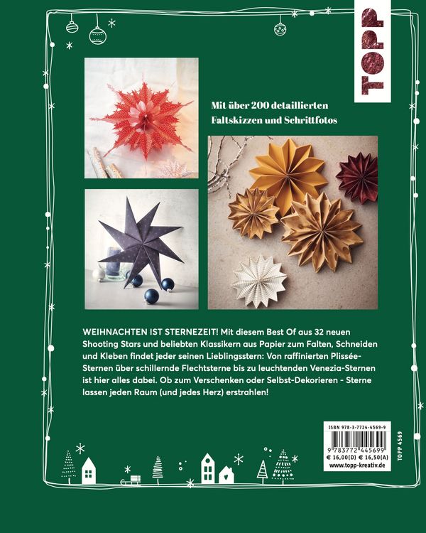 Produktbild: Weihnachtliche Papiersterne