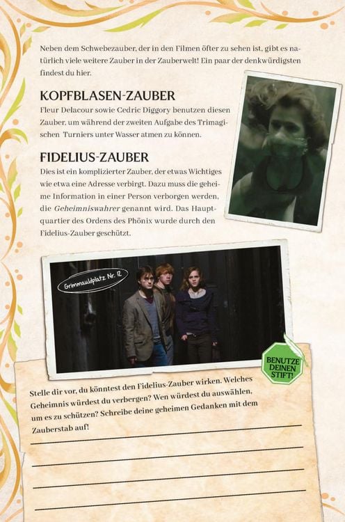 Produktbild: Aus den Filmen zu Harry Potter: Zauberspr&uuml;che & Zaubertr&auml;nke
