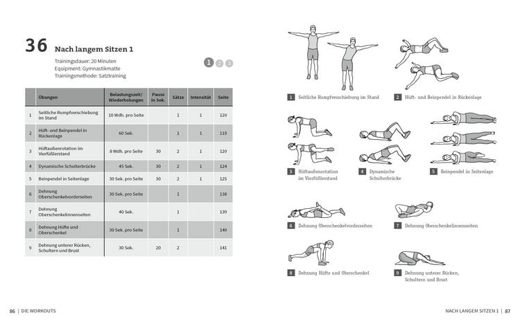 Produktbild: 50 Workouts gegen R&uuml;ckenschmerzen