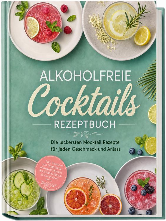 Produktbild: Alkoholfreie Cocktails Rezeptbuch: Die leckersten Mocktail Rezepte f&uuml;r jeden Geschmack und Anlass - inkl. Klassikern von Nogroni bis Margarita, Sirupe