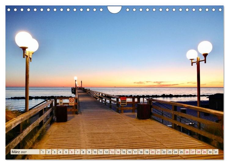 Produktbild: Fischland - Zwischen Ostsee und Bodden (Wandkalender 2027 DIN A4 quer), CALVENDO Monatskalender