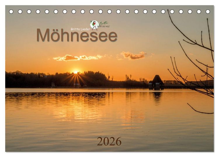 Produktbild: M&ouml;hnesee - das westf&auml;lische Meer (Tischkalender 2026 DIN A5 quer), CALVENDO Monatskalender