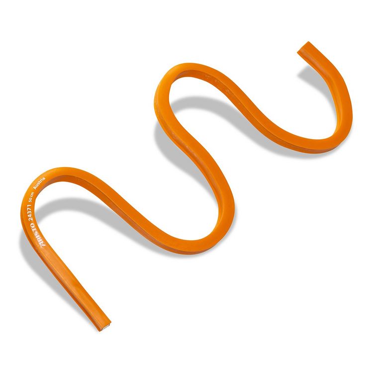 Produktbild: ARISTO Biegsames Kurvenlineal 50 cm orange, Bleikern, Tuschekante