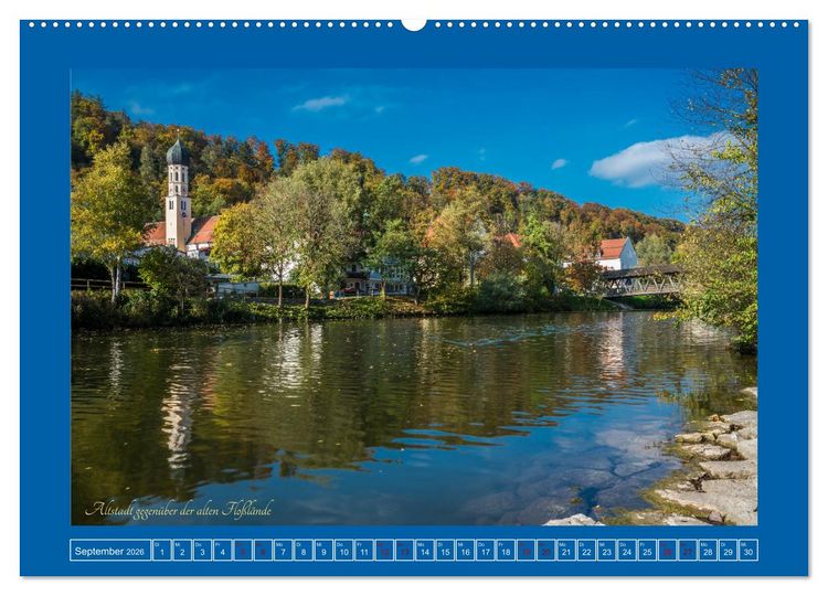 Produktbild: Fl&ouml;&szlig;erstadt Wolfratshausen (Wandkalender 2026 DIN A2 quer), CALVENDO Monatskalender