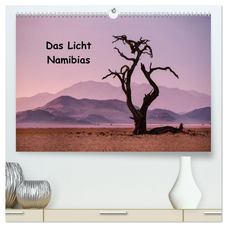Produktbild: Das Licht Namibias (hochwertiger Premium Wandkalender 2026 DIN A2 quer), Kunstdruck in Hochglanz