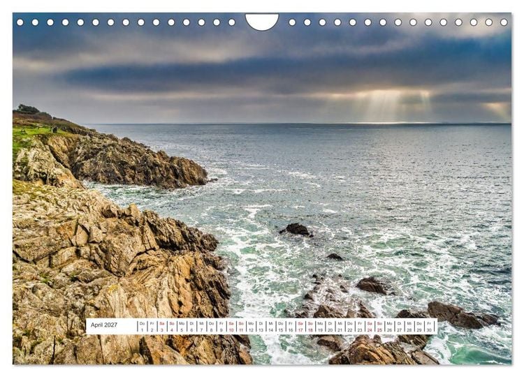Produktbild: Die Sonne der Bretagne &ndash; Zwischen Himmel und Erde (Wandkalender 2027 DIN A4 quer), CALVENDO Monatskalender