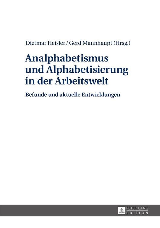 Produktbild: Analphabetismus und Alphabetisierung in der Arbeitswelt
