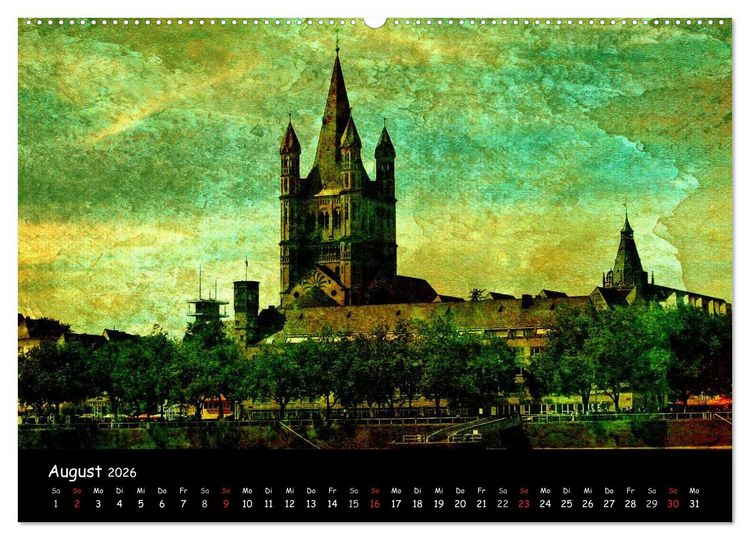Produktbild: K&ouml;ln (hochwertiger Premium Wandkalender 2026 DIN A2 quer), Kunstdruck in Hochglanz