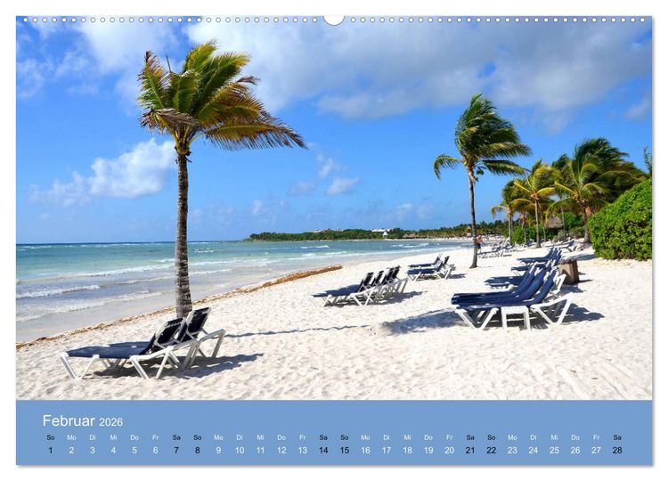 Produktbild: Mexiko - ein traumhaftes Paradies (hochwertiger Premium Wandkalender 2026 DIN A2 quer), Kunstdruck in Hochglanz