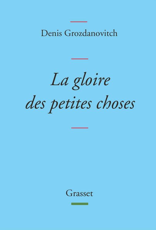 Produktbild: La gloire des petites choses