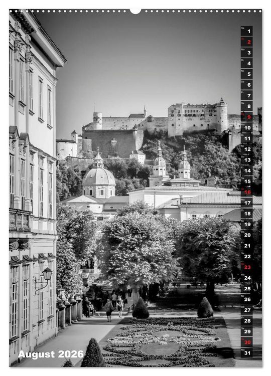 Produktbild: STADTBILDER Monochrome Momente (Wandkalender 2026 DIN A2 hoch), CALVENDO Monatskalender