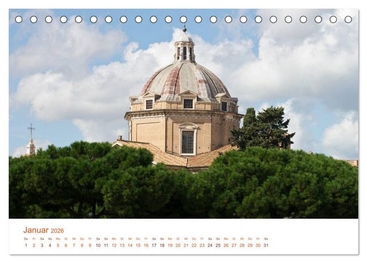 Produktbild: Rom (Tischkalender 2026 DIN A5 quer), CALVENDO Monatskalender