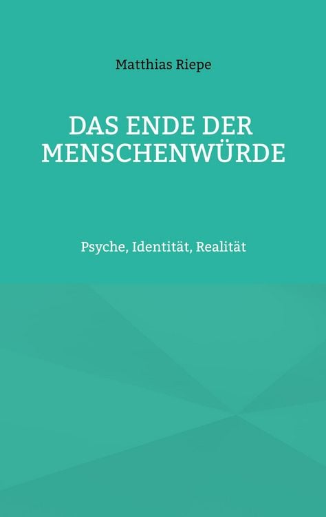 Produktbild: Das Ende der Menschenw&uuml;rde