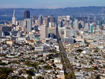 Produktbild: CALVENDO Puzzle SAN FRANCISCO Aussicht von Twin Peaks | 1000 Teile Lege-Gr&ouml;&szlig;e 64x48cm Foto-Puzzle f&uuml;r gl&uuml;ckliche Stunden