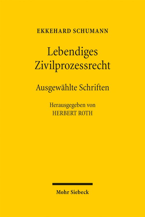 Produktbild: Lebendiges Zivilprozessrecht