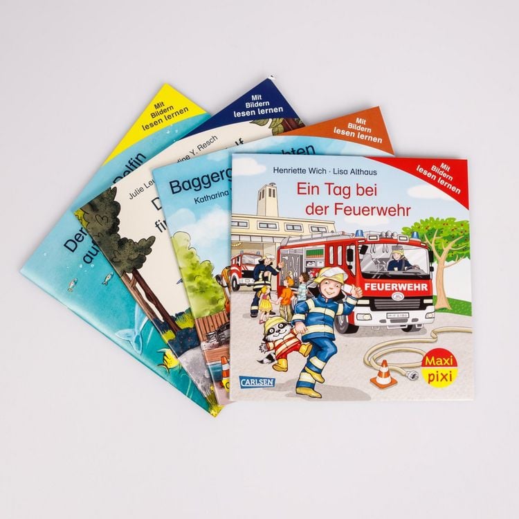 Produktbild: Maxi-Pixi-4er-Set 118: Mit Bildern lesen lernen (4x1 Exemplar)
