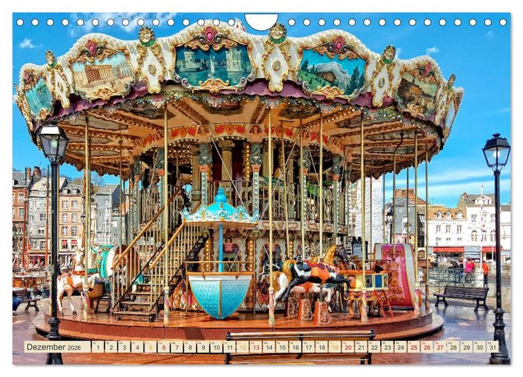 Produktbild: Honfleur - Bezauberndes Frankreich (Wandkalender 2026 DIN A4 quer), CALVENDO Monatskalender