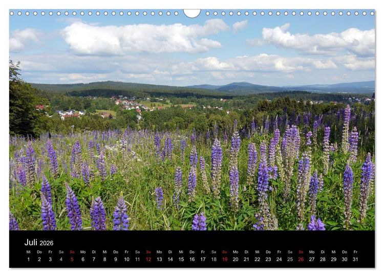 Produktbild: Rund um den Ochsenkopf (Wandkalender 2026 DIN A3 quer), CALVENDO Monatskalender