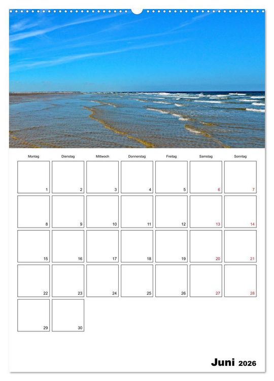 Produktbild: Langeoog - eine Trauminsel (hochwertiger Premium Wandkalender 2026 DIN A2 hoch), Kunstdruck in Hochglanz