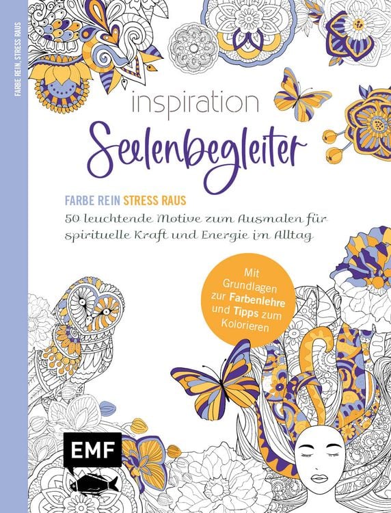 Bild vom Artikel Inspiration Seelenbegleiter | 50 leuchtende Motive zum Ausmalen für spirituelle Kraft und Energie im Alltag vom Autor 