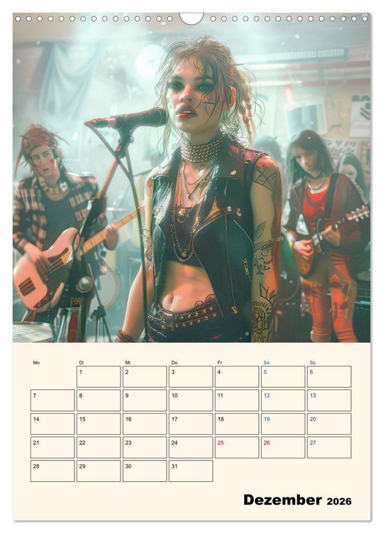 Produktbild: Punkerg&ouml;ren - In Aktion (Wandkalender 2026 DIN A3 hoch), CALVENDO Monatskalender