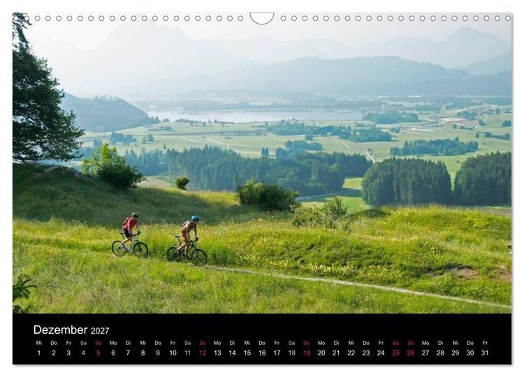 Produktbild: Mountainbike Abenteuer Deutschland (Wandkalender 2027 DIN A3 quer), CALVENDO Monatskalender