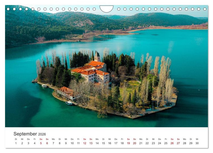Produktbild: Kroatien - Eine Reise durch traumhafte Landschaften. (Wandkalender 2026 DIN A4 quer), CALVENDO Monatskalender