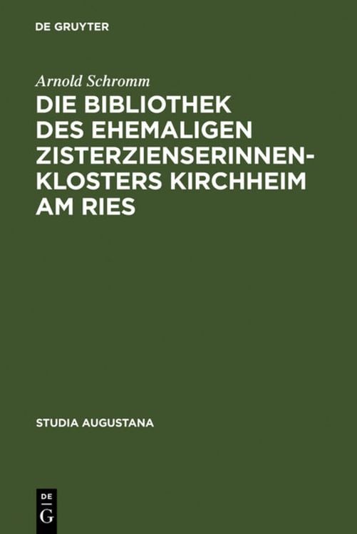 Bild vom Artikel Die Bibliothek des ehemaligen Zisterzienserinnenklosters Kirchheim am Ries vom Autor Arnold Schromm