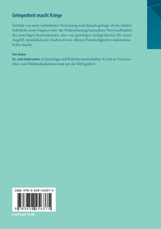 Produktbild: Gelegenheit macht Kriege