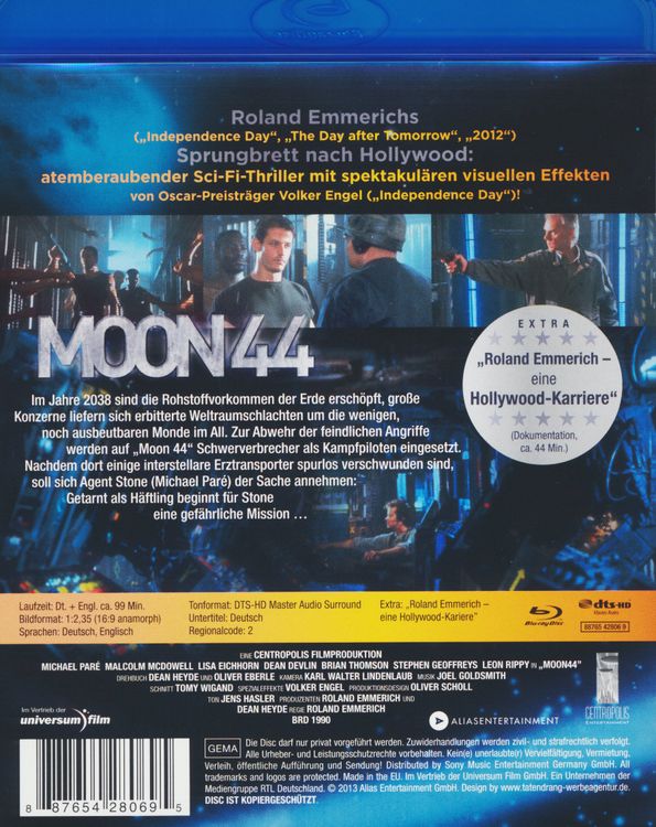 Produktbild: Moon 44 - Roland Emmerich Collection