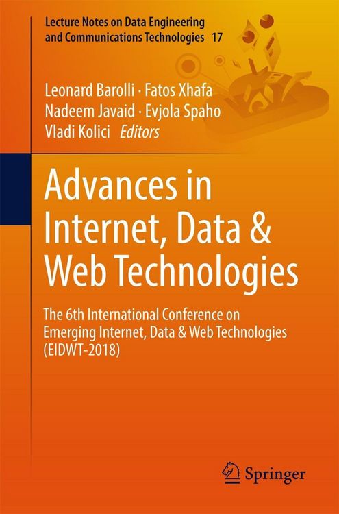 Produktbild: Advances in Internet, Data & Web Technologies